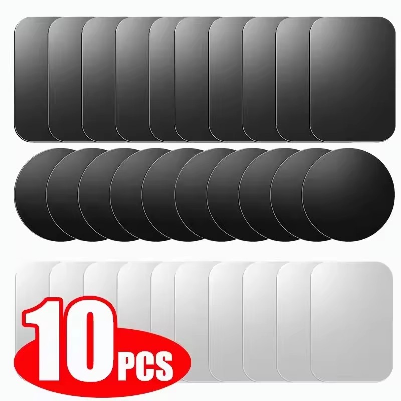Phone Accessories Holder Car - 5/10 Stück Magnetische Metallplatten-Aufkleber für Auto-Handyhalterung