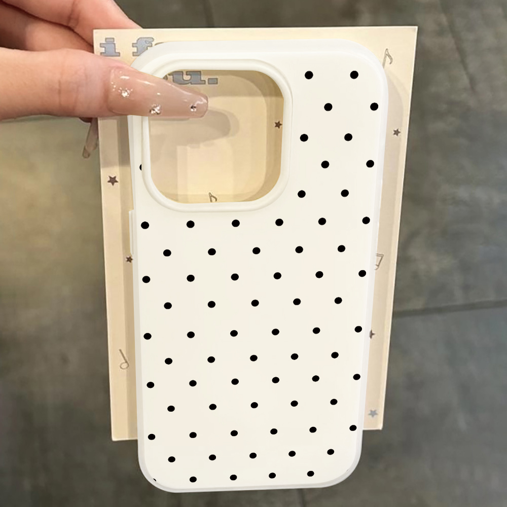 Phone Accessories Samsung - Minimalistische Polka-Dot-Staubschutzhülle für Samsung Galaxy S26
