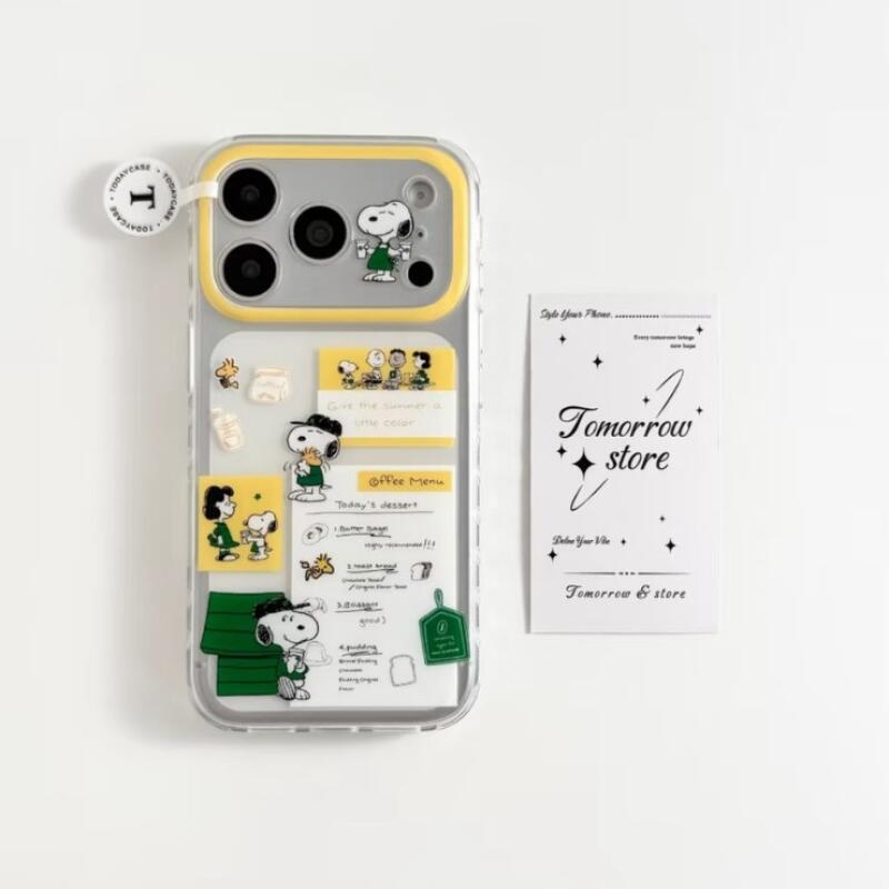 Phone Accessories From China - Snoopy Handyhülle Kawaii Kaffee-Noten-Themen-Serie Handy-Schutzhülle Geeignet