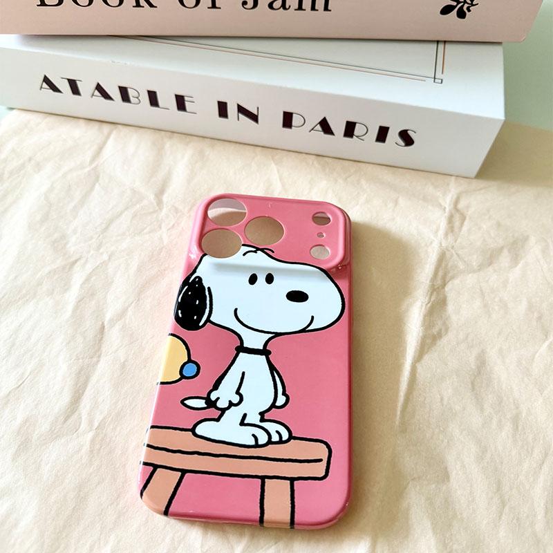 Phone Accessories From China - Snoopy Handyhülle Kawaii Pink Themenserie Handy-Schutzhülle