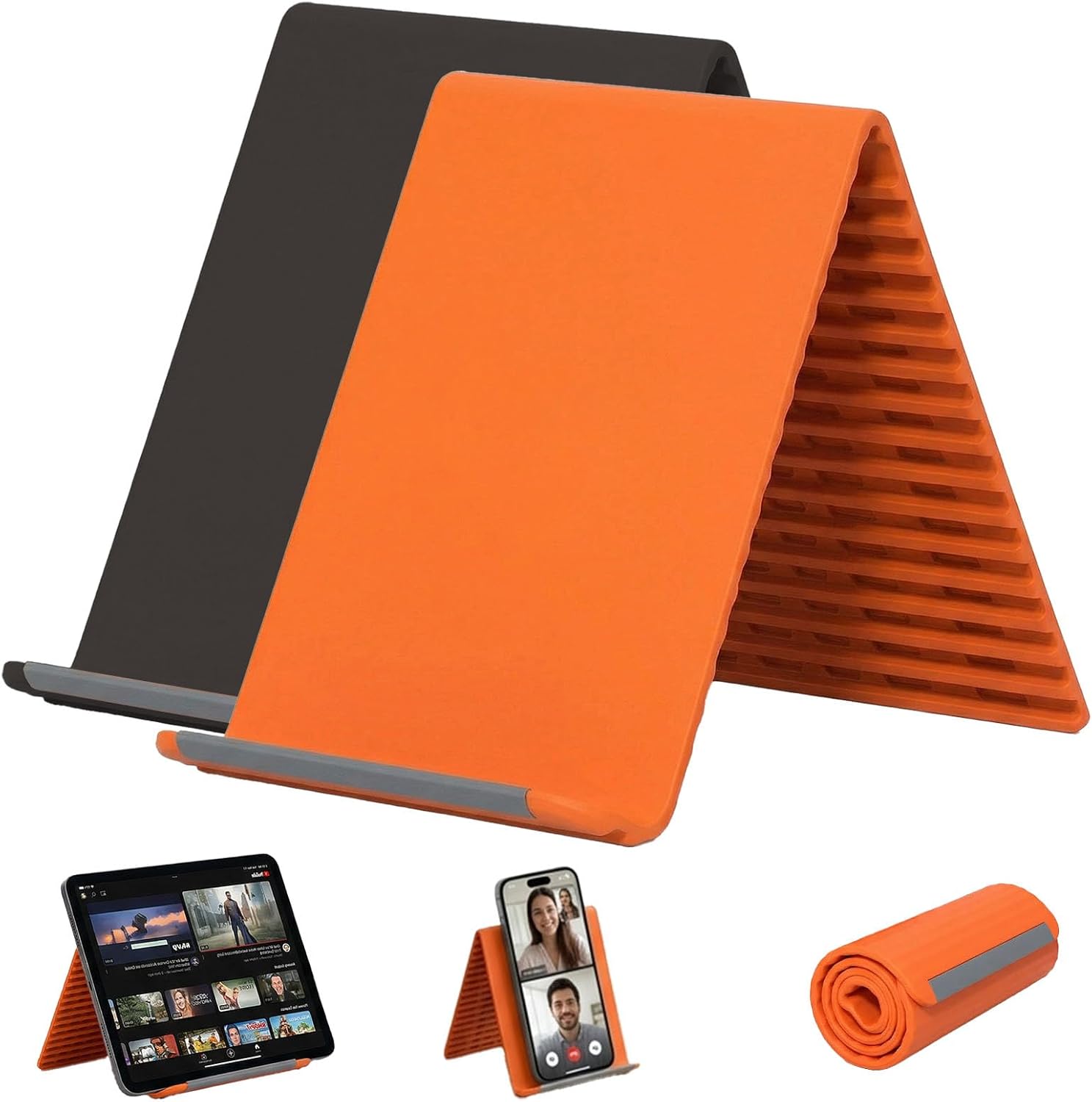Desk Phone Stand - Tragbarer Silikon-Handyhalter, flexibler Ständer, frei in
