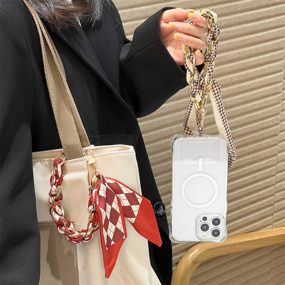 Phone Accessories Usa - Kurzes Handy-Lanyard, universelles Seidenschal-Handgelenkband, Seil für
