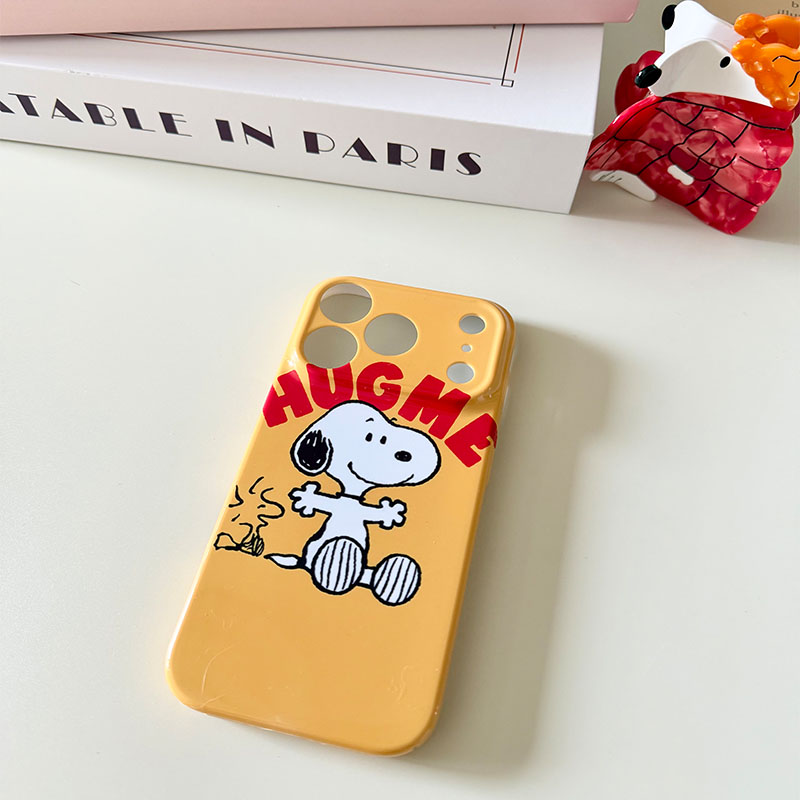 Phone Accessories From China - Snoopy Handyhülle Kawaii Gelb Themenserie Handy-Schutzhülle