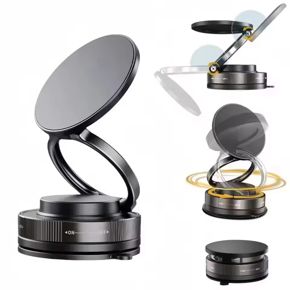 Phone Accessories Holder Car - 2026 Neuer Vakuum-Magnetischer Handyhalter fürs Auto