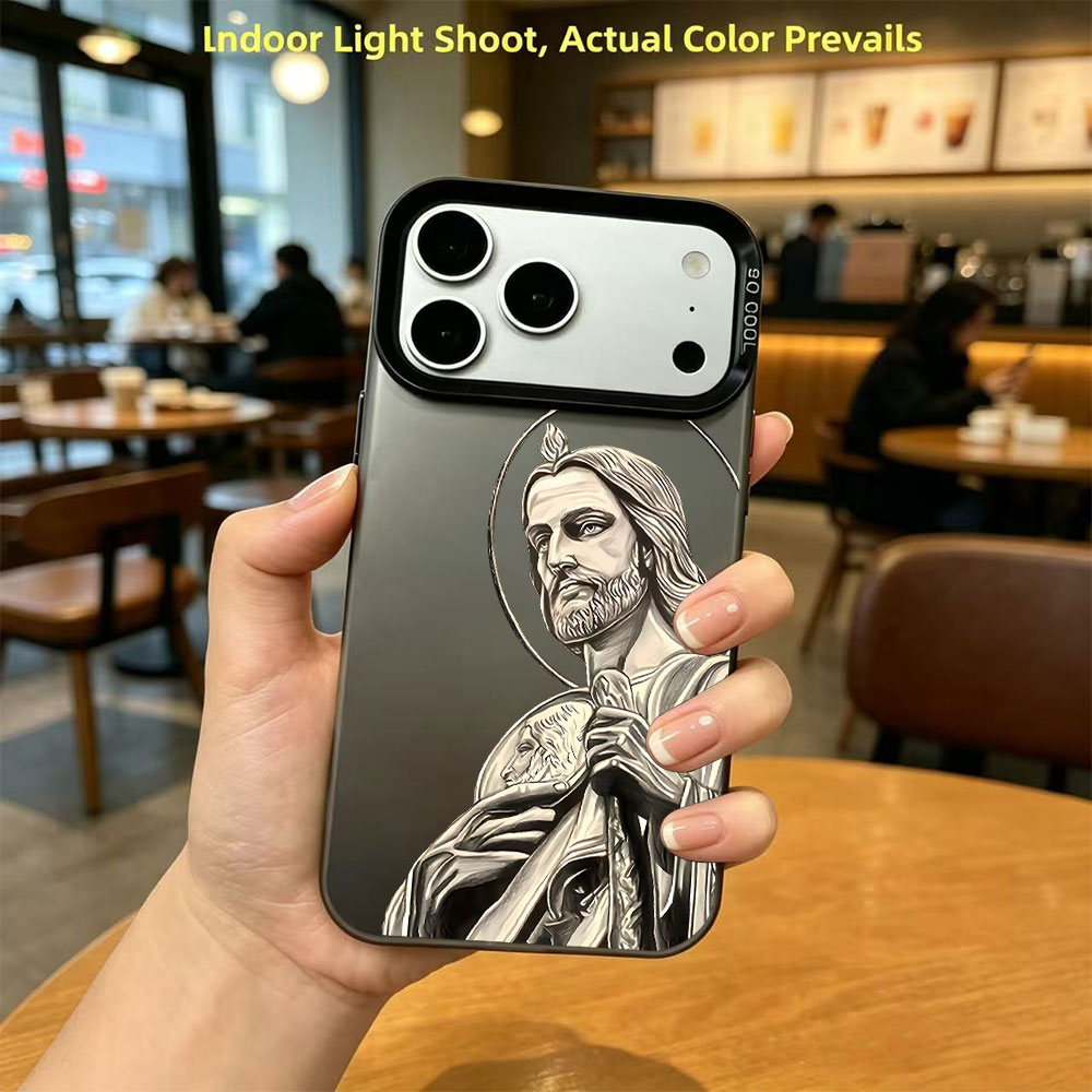 Phone Accessories To Sell - San Judas Tadeo Muster-Design Handyhülle für