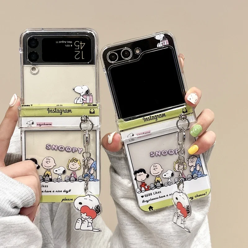 Z Phone Accessories - Niedliche Cartoon Snoopy Charlie Brown Transparente