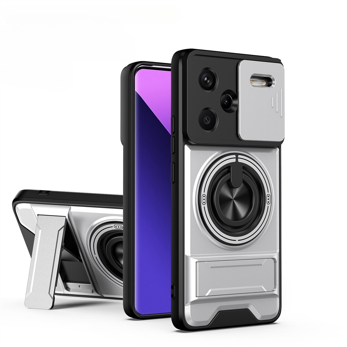 Phone Accessories Holder Car - Objektiv-Slide-Kamera-Telefonhülle für Xiaomi Redmi Note 14