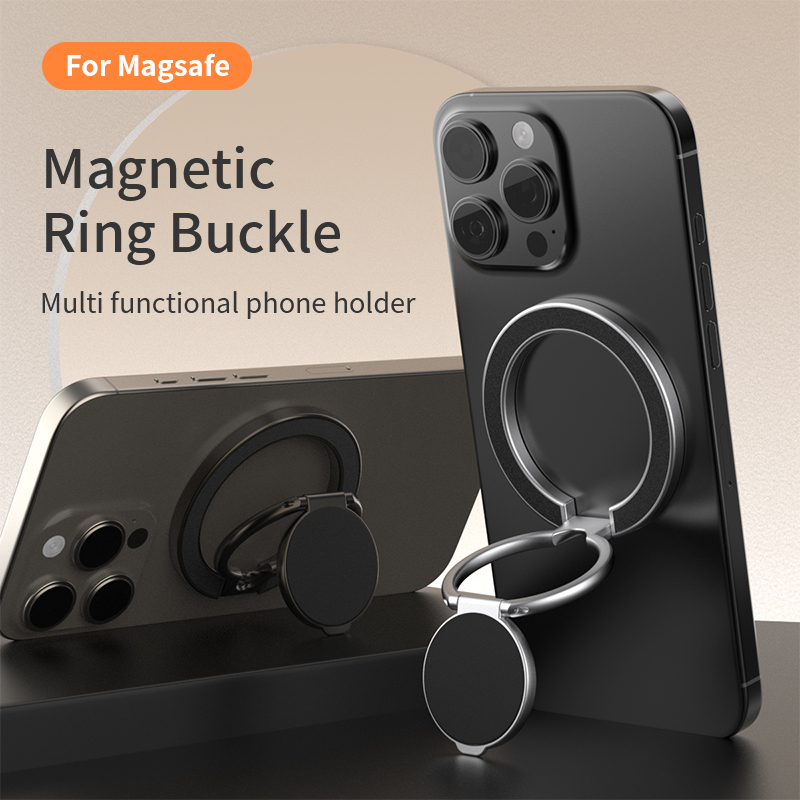 Desk Phone Stand - Doppelseitiger MagSafe Handy-Ständer Magnetischer Handy-Ringhalter Kickstand-Griff