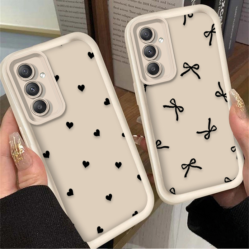 Schwarze Herz-Schleifenknoten- – Phone Accessories Samsung Bewertung und Preis