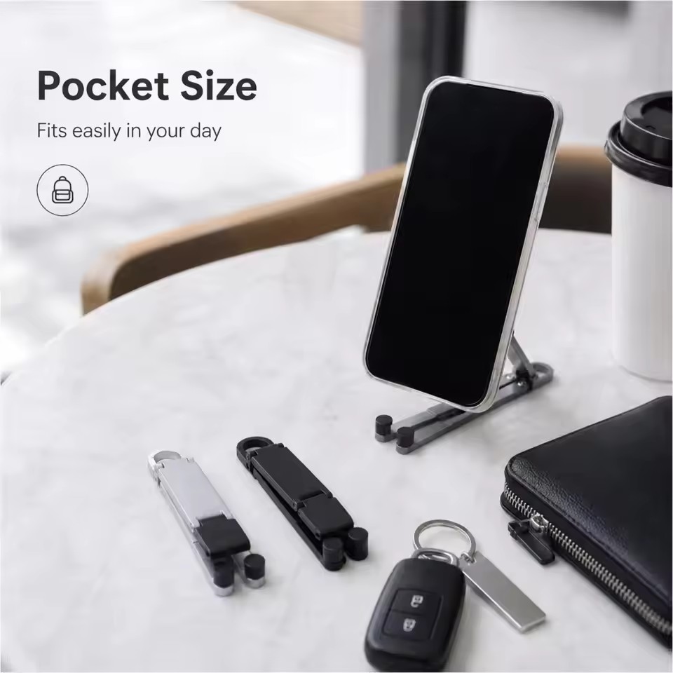 Faltbarer Schlüsselanhänger-Ha – Desk Phone Stand Bewertung und Preis