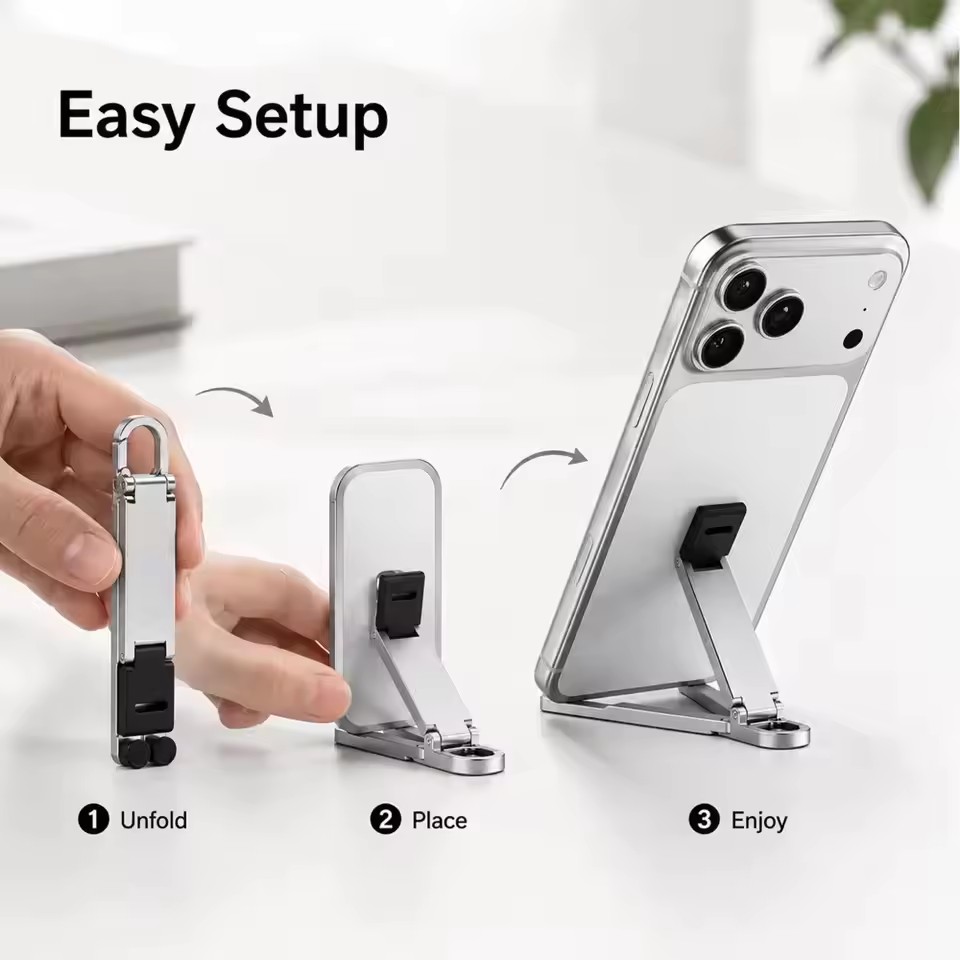 Faltbarer Schlüsselanhänger-Ha – Desk Phone Stand Bewertung und Preis
