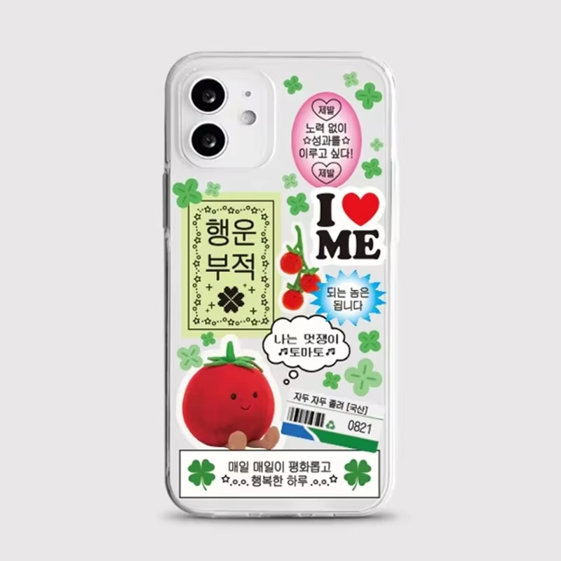 Koreanische Ins-Stil Süße Vier – Phone Accessories To Sell Bewertung und Preis