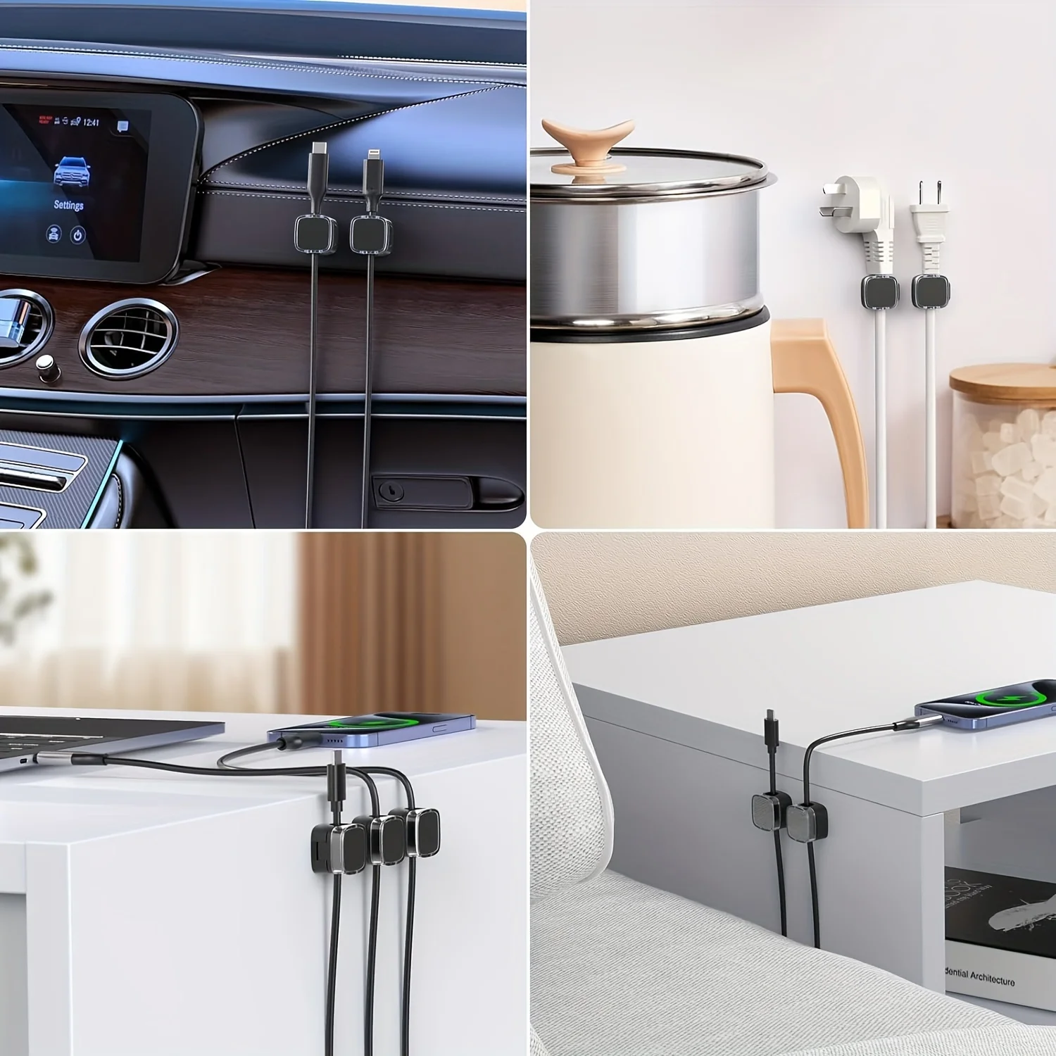 VIKEFON 6 Stück magnetische Ka – Phone Accessories Hooks Bewertung und Preis