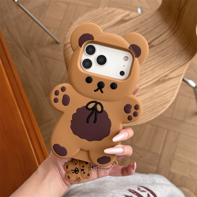 3D-Cartoon-Bär-weiche Silikon- – Phone Accessories To Sell Bewertung und Preis