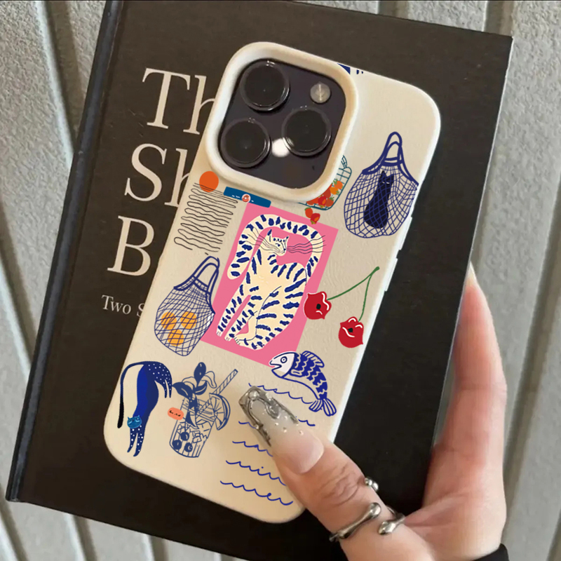 Niedliche Kirschkatzen-Handyhü – Phone Accessories To Sell Bewertung und Preis