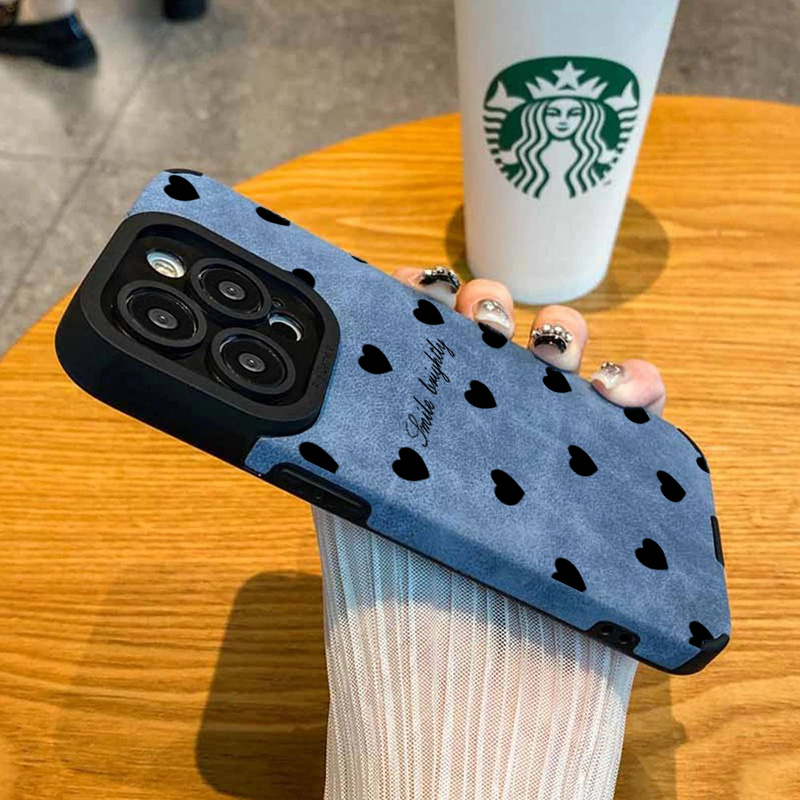 Neue Luxuriöse Schwarze Herzfö – Phone Accessories To Sell Bewertung und Preis