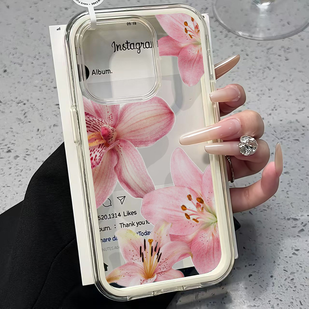Rosa Lilien-Blumen Transparent – Phone Accessories To Sell Bewertung und Preis