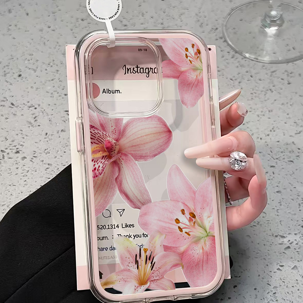 Rosa Lilien-Blumen Transparent – Phone Accessories To Sell Bewertung und Preis