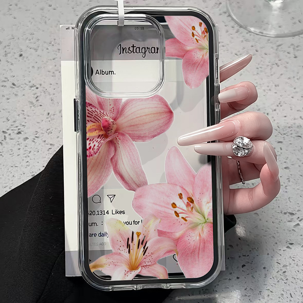 Rosa Lilien-Blumen Transparent – Phone Accessories To Sell Bewertung und Preis