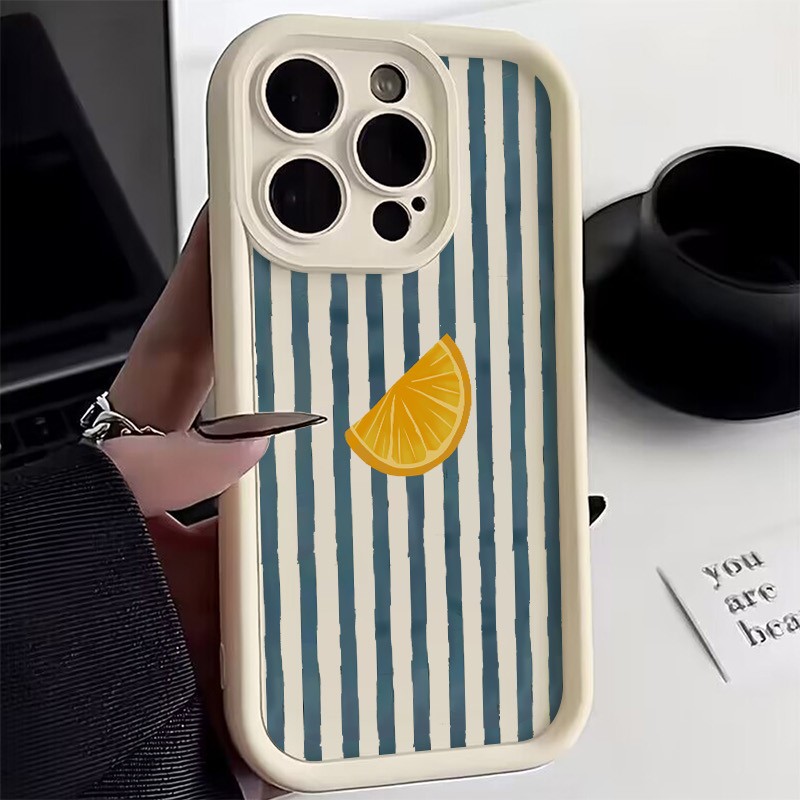 Gestreifte Zitronenscheiben-Mu – Phone Accessories To Sell Bewertung und Preis