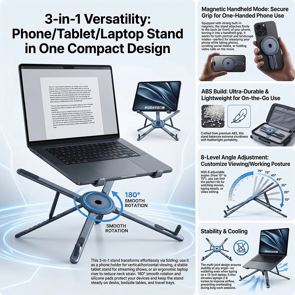 Tragbarer Magnetischer Handyha – Desk Phone Stand Bewertung und Preis